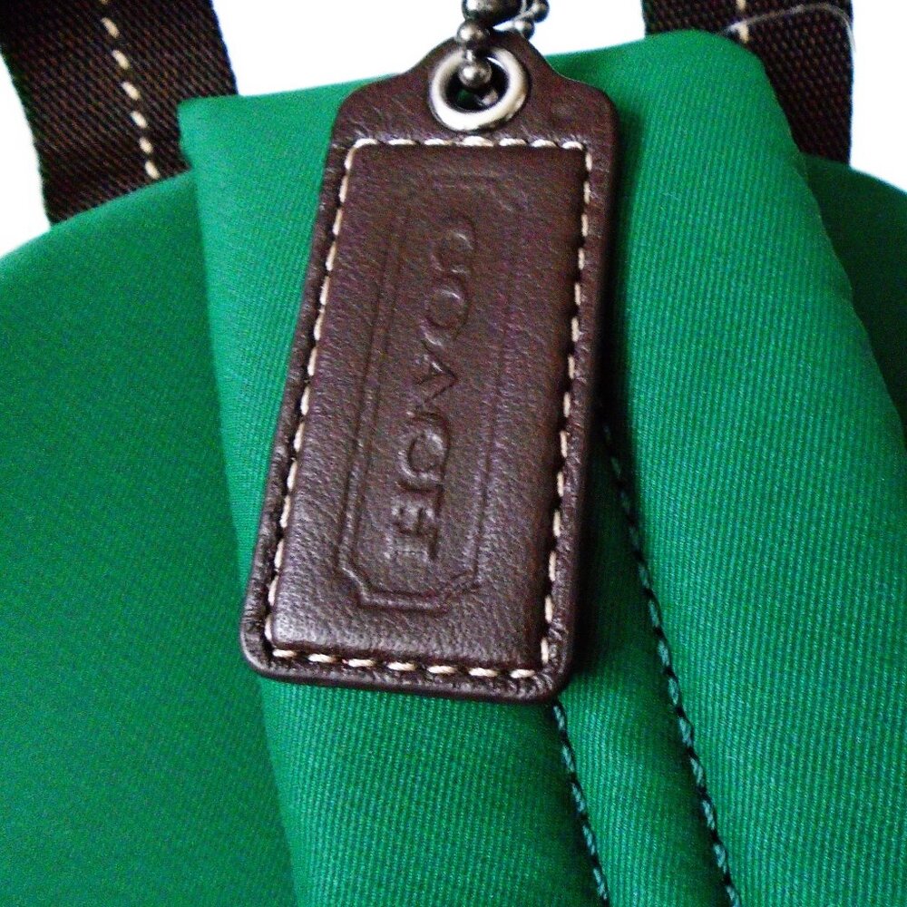 Coach Men Varick Sling Backpack Green F70692 - Picture 12 of 15